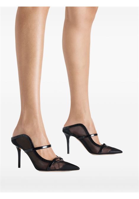 Black Maureen 85mm mules - women MALONE SOULIERS | MAUREEN85292BLK